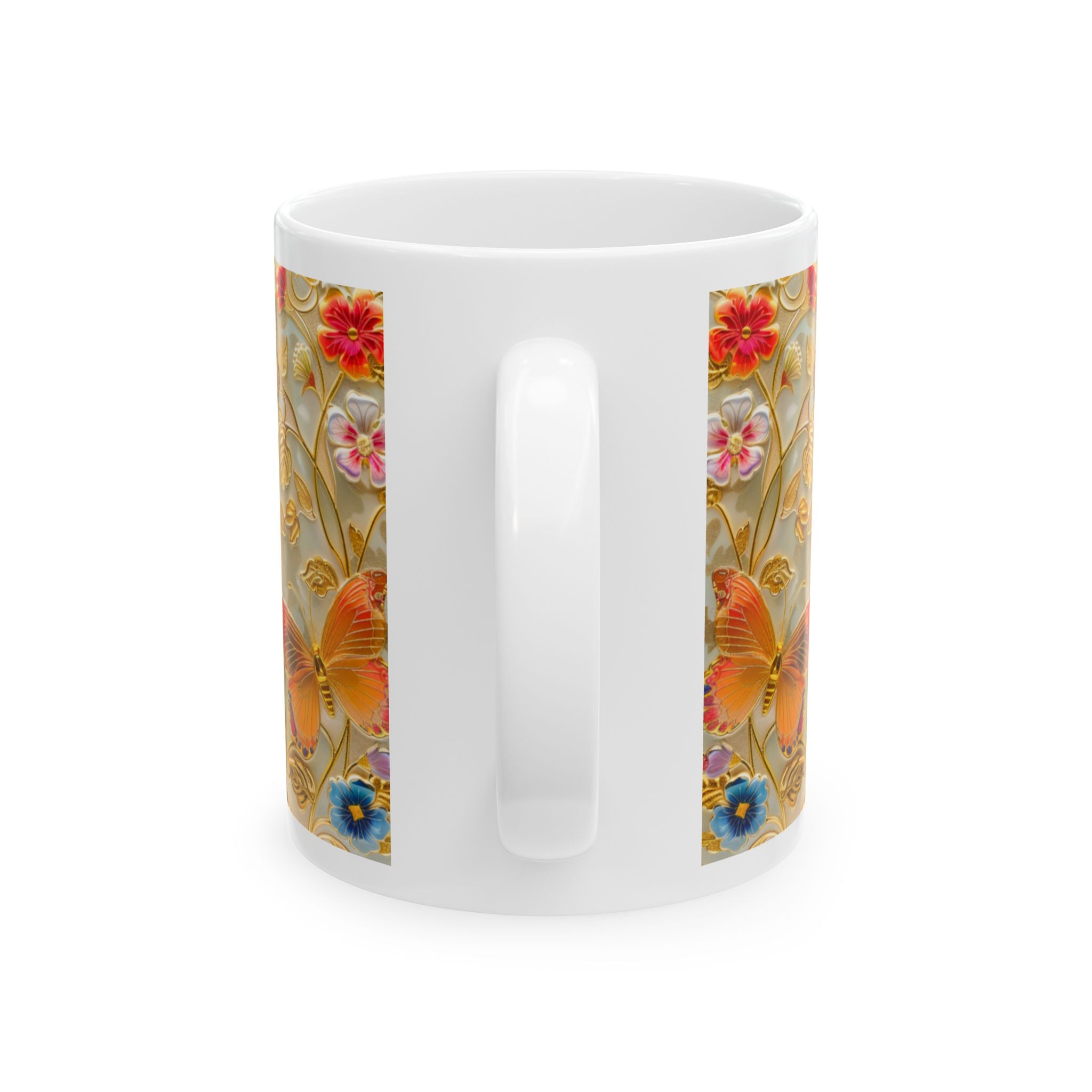 Colorful Butterflies Ceramic Mug