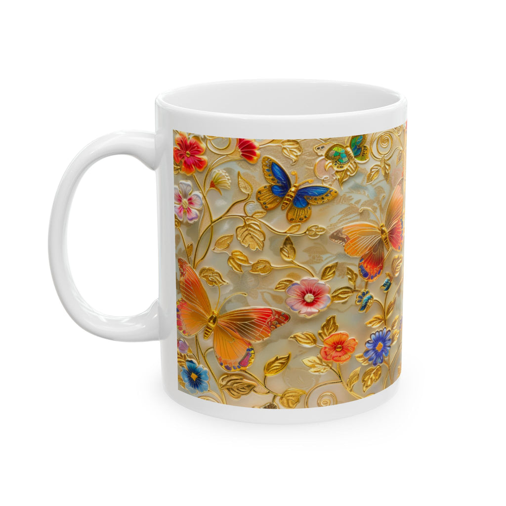 Colorful Butterflies Ceramic Mug
