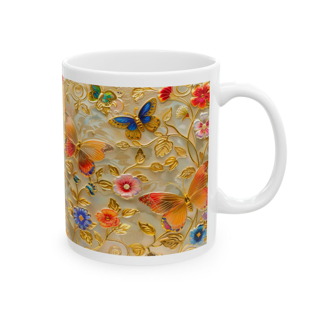 Colorful Butterflies Ceramic Mug
