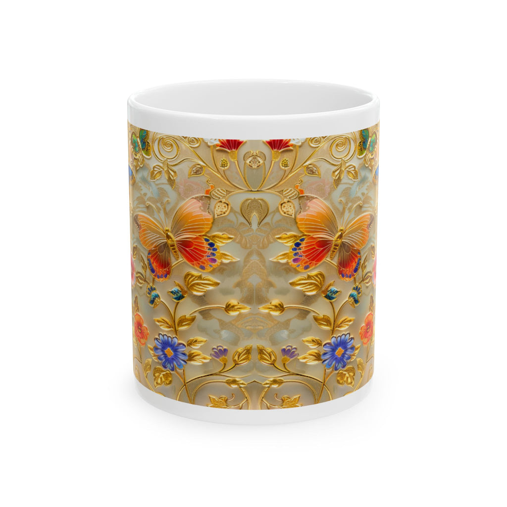 Colorful Butterflies Ceramic Mug