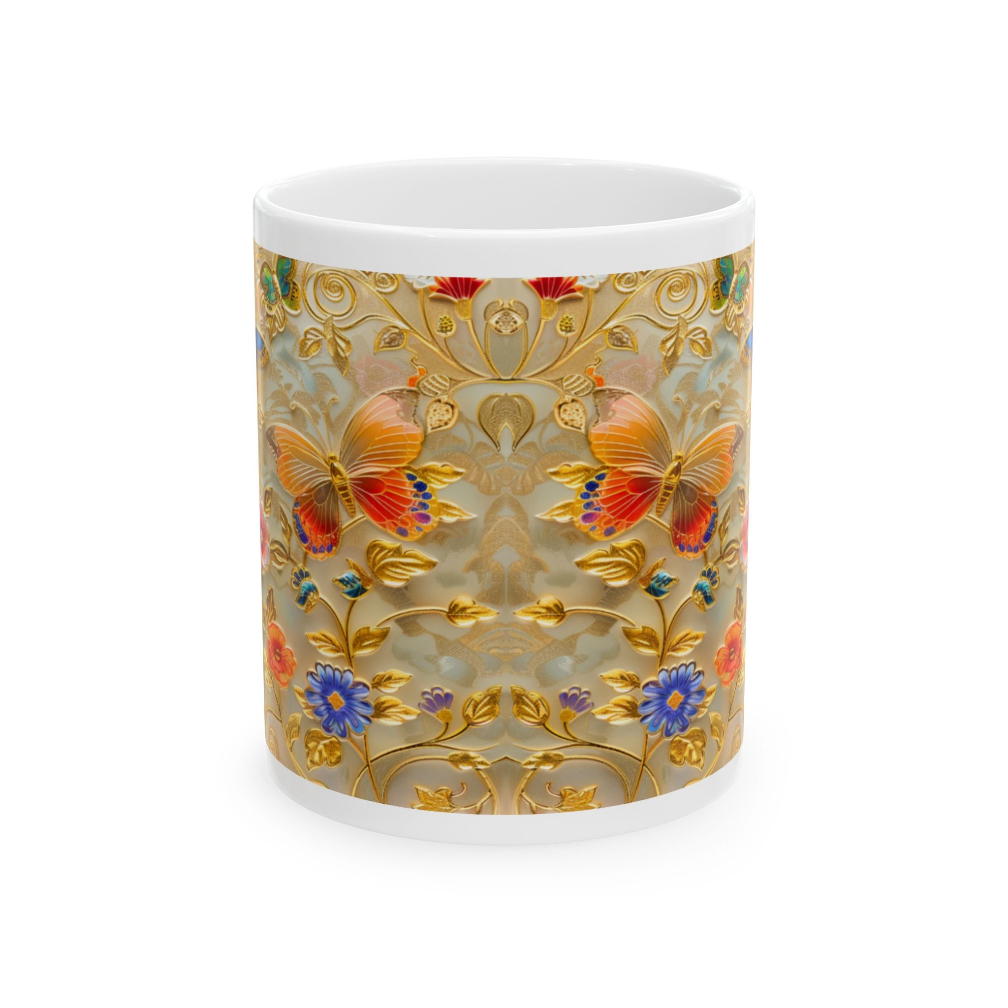 Colorful Butterflies Ceramic Mug