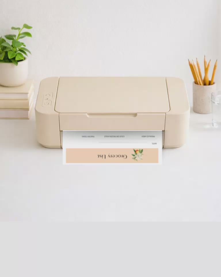 The Orange Artisan Grocery List